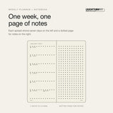 Leuchtturm1917 2027 Sunflower Hardcover Weekly Planner (90X190MM - Dotted) 400266