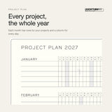 Leuchtturm1917 2027 Sunflower Hardcover Weekly Planner (90X190MM - Dotted) 400266