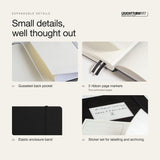 Leuchtturm1917 2027 Black Hardcover Weekly Planner (A4+ - Lined) 400203