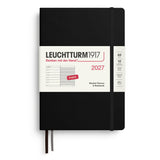 Leuchtturm1917 2027 Black Hardcover Weekly Planner (A5 - Lined) 400212