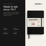 Leuchtturm1917 2027 Black Hardcover Weekly Planner (A5 - Lined) 400212