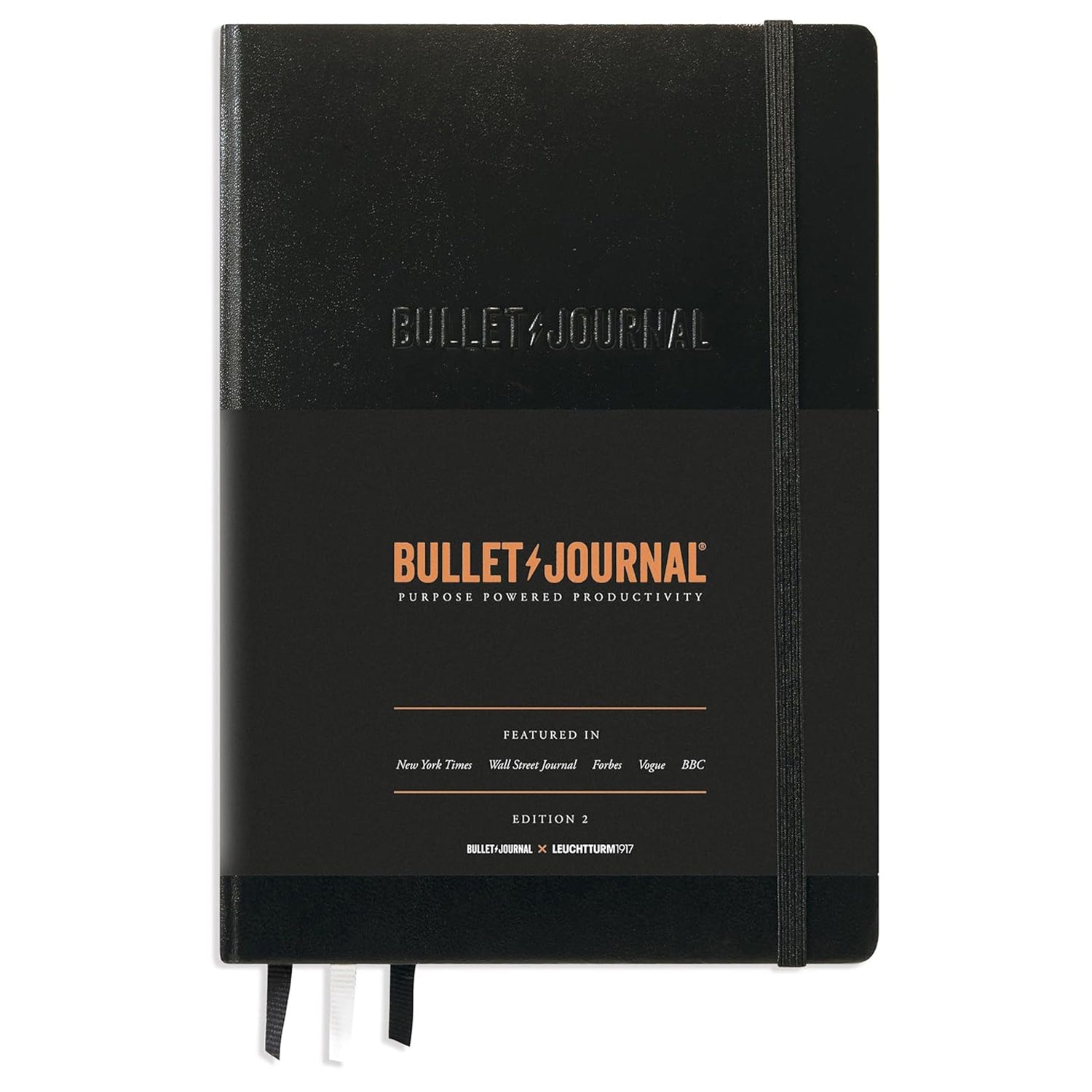 Leuchtturm1917 Bullet Journal Black Hardcover Notebook (A5 - Dotted) 363572