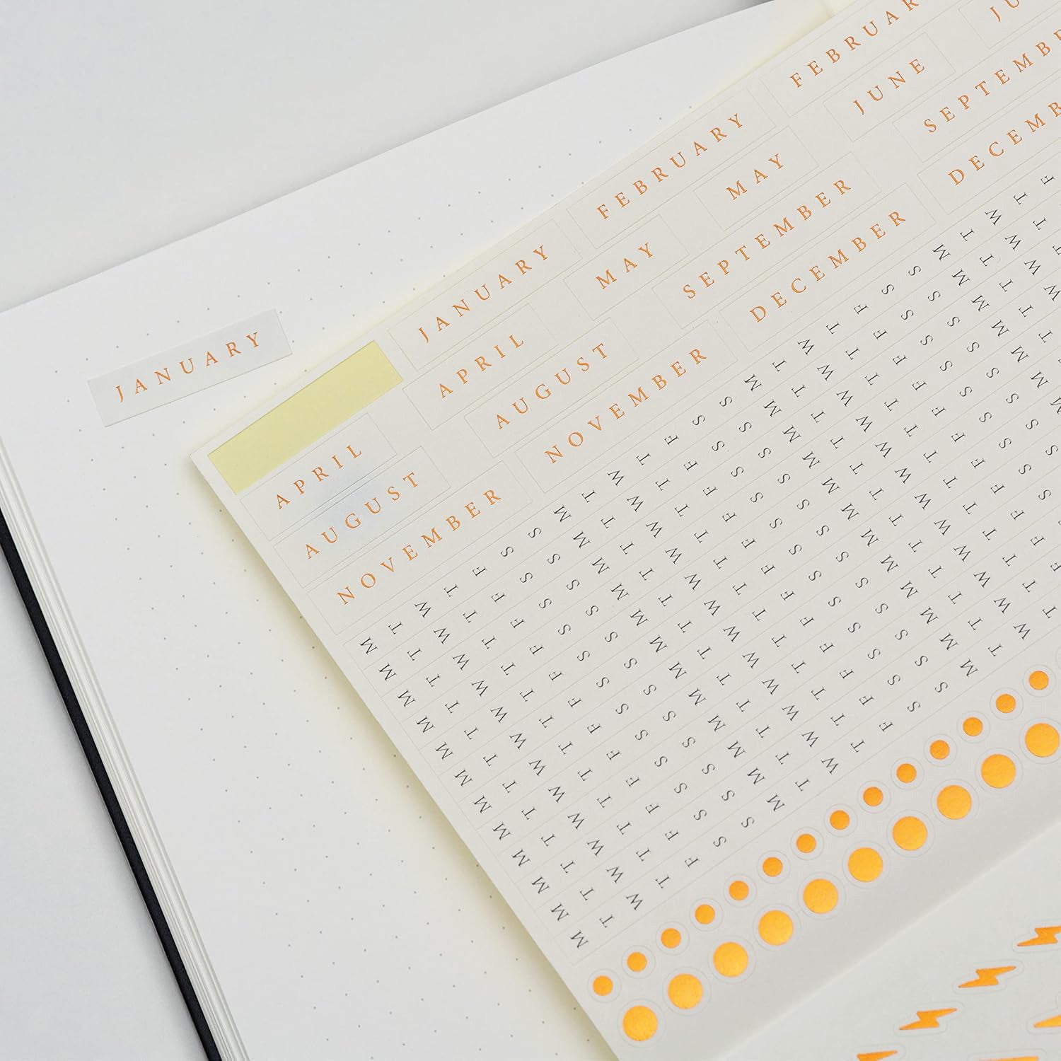 Leuchtturm1917 Bullet Journal Yellow Hardcover Notebook (A5 - Dotted) 371205