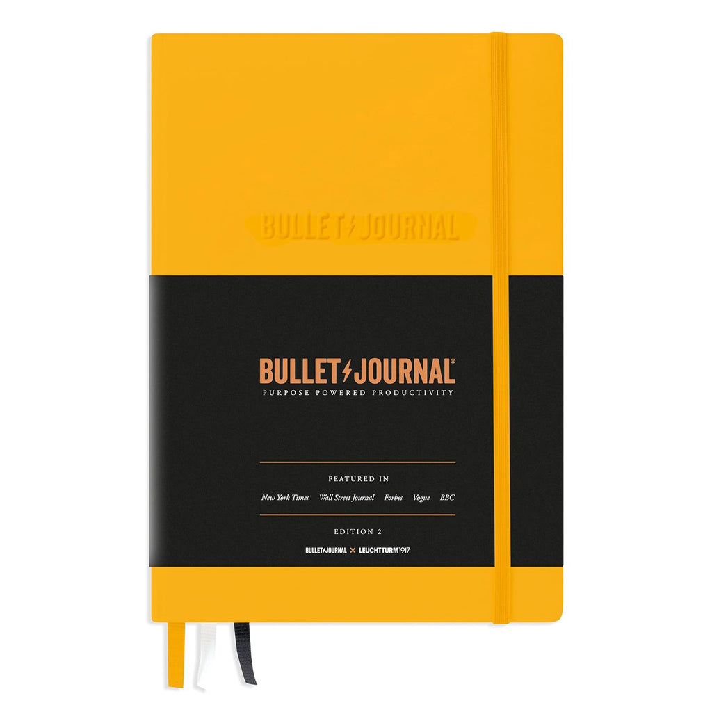 Leuchtturm1917 Bullet Journal Yellow Hardcover Notebook (A5 - Dotted) 371205