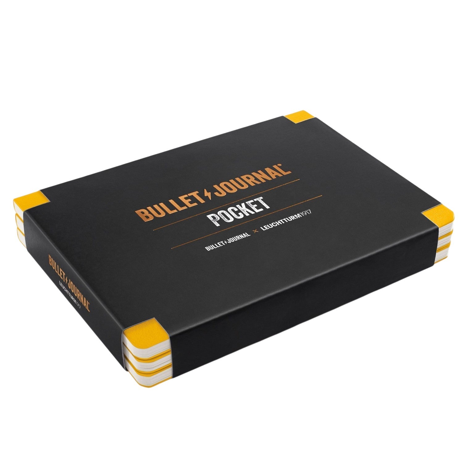 Leuchtturm1917 Bullet Journal Yellow Hardcover Notebook (A6 - Dotted - Pack of 3) 371629