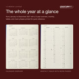 Leuchtturm1917 2027 Cherry Softcover Weekly Planner (B6+ - Lined) 400245