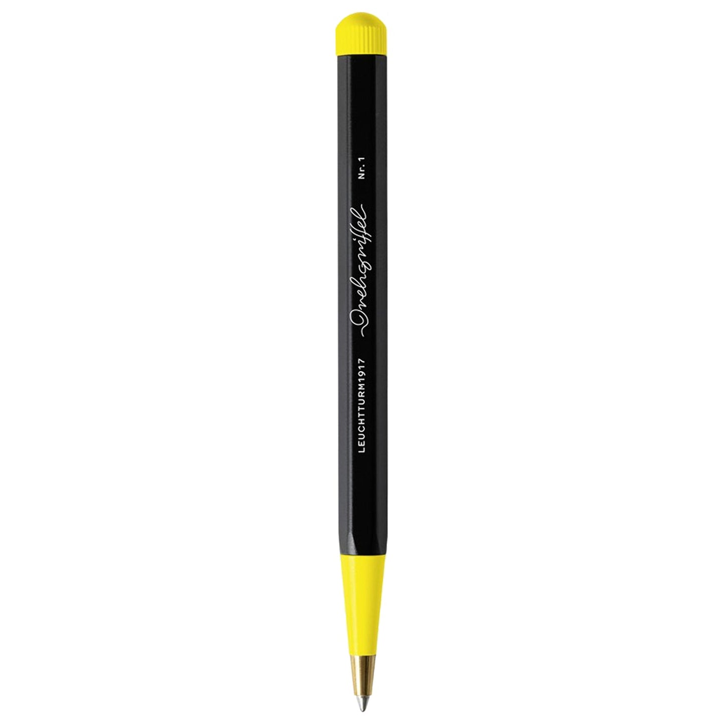 Leuchtturm1917 Drehgriffel Nr. 1 Bauhaus Black/Lemon Ballpoint Pen 366571