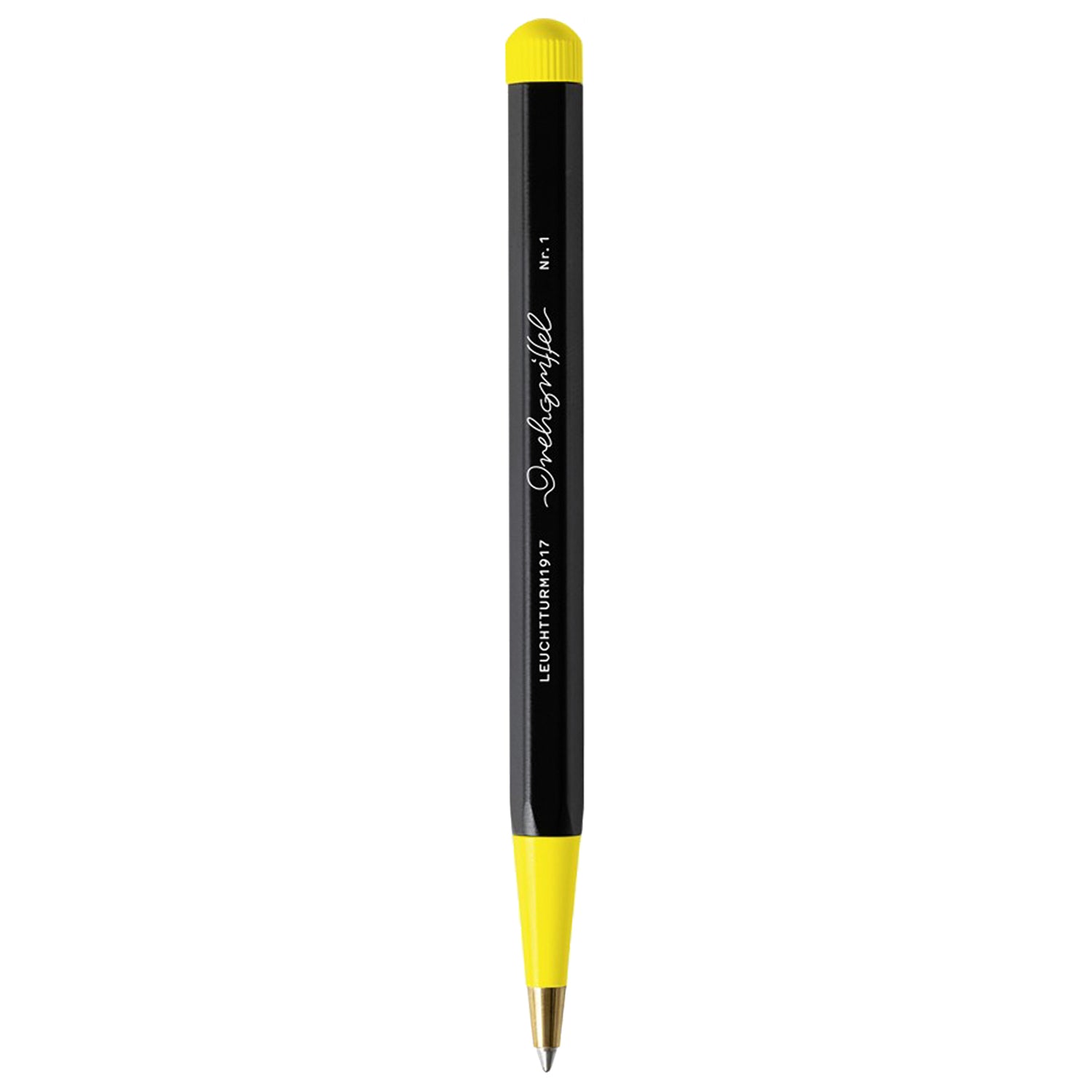 Leuchtturm1917 Drehgriffel Nr. 1 Bauhaus Black/Lemon Ballpoint Pen 366571