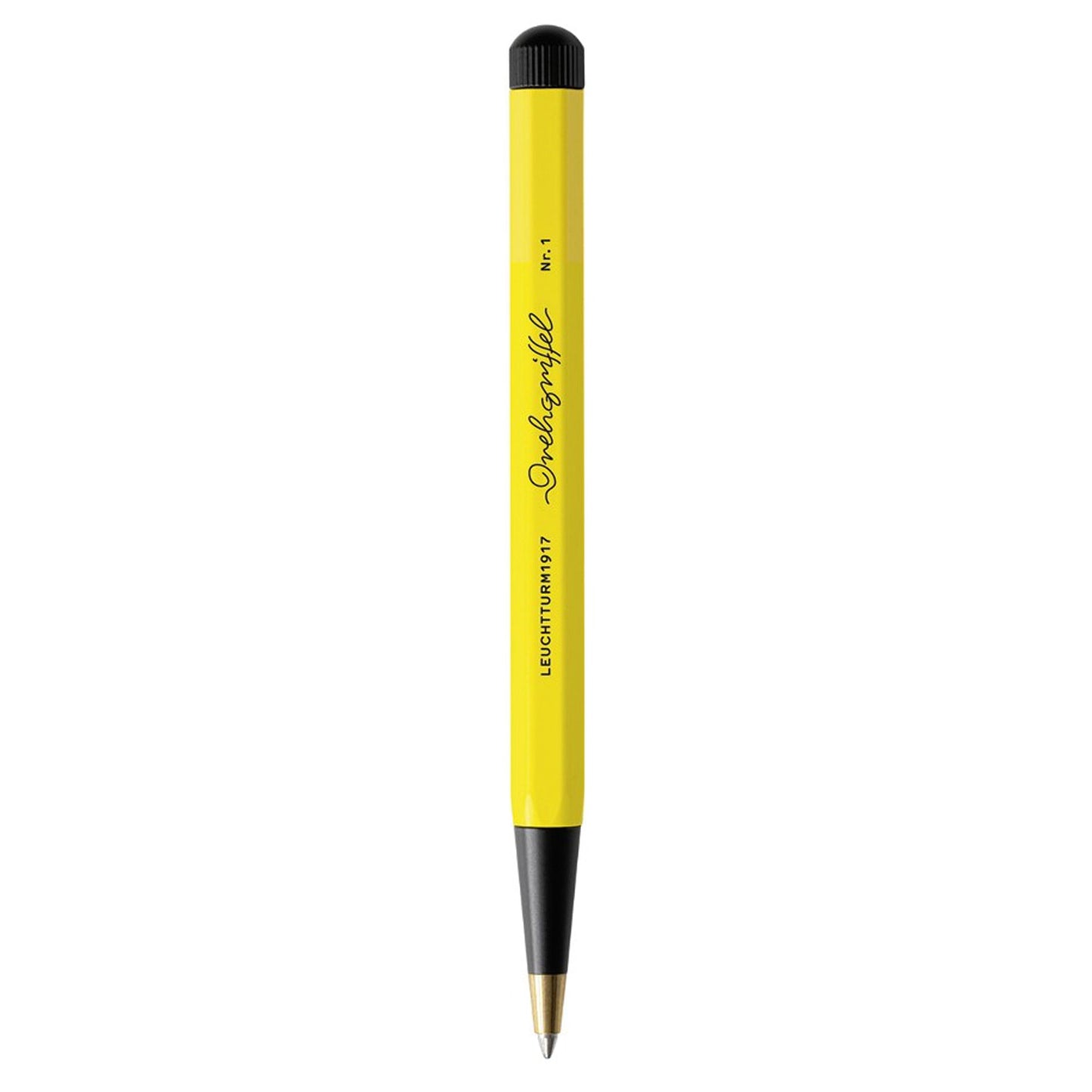 Leuchtturm1917 Drehgriffel Nr. 1 Bauhaus Lemon/Black Ballpoint Pen 366204