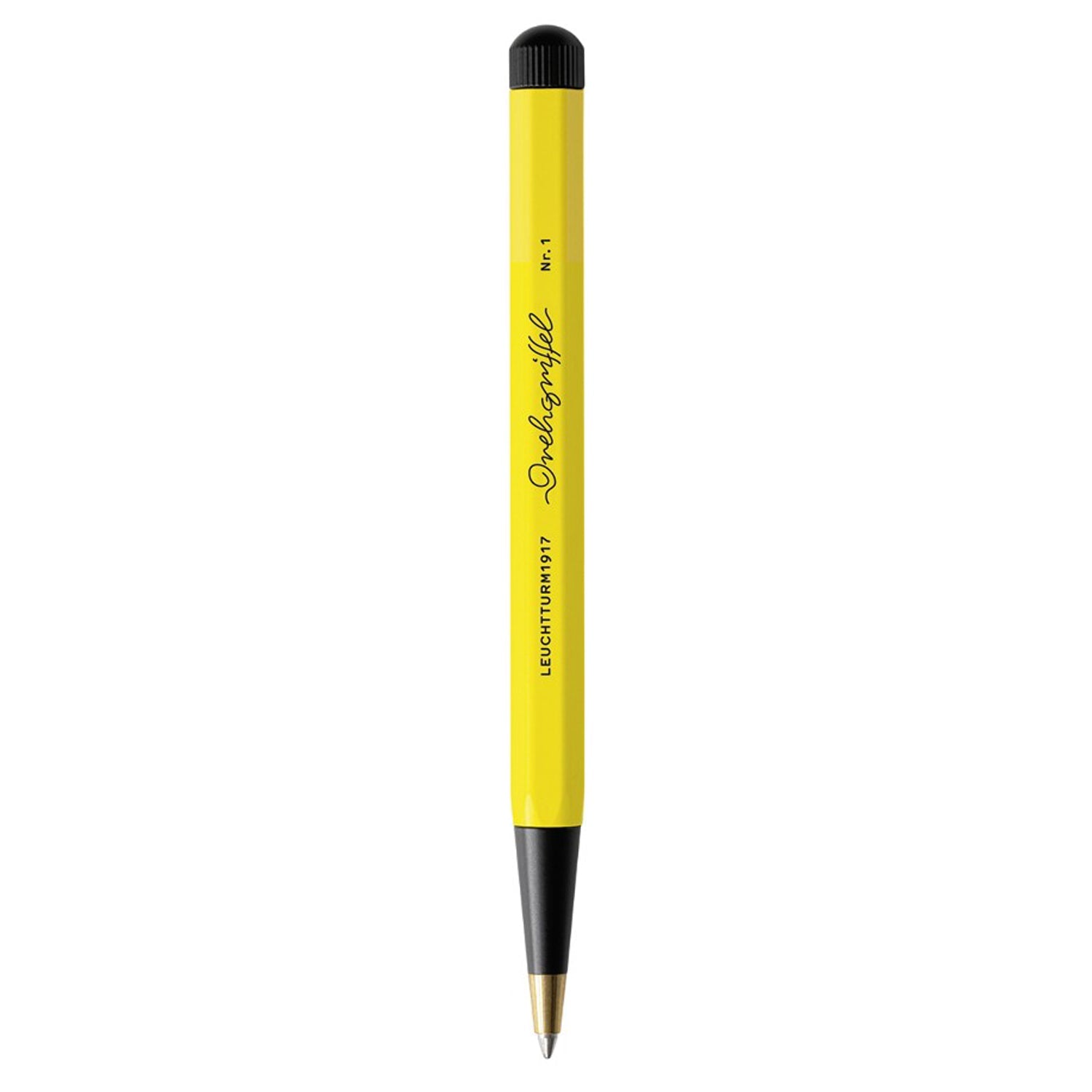 Leuchtturm1917 Drehgriffel Nr. 1 Bauhaus Lemon/Black Ballpoint Pen 366204