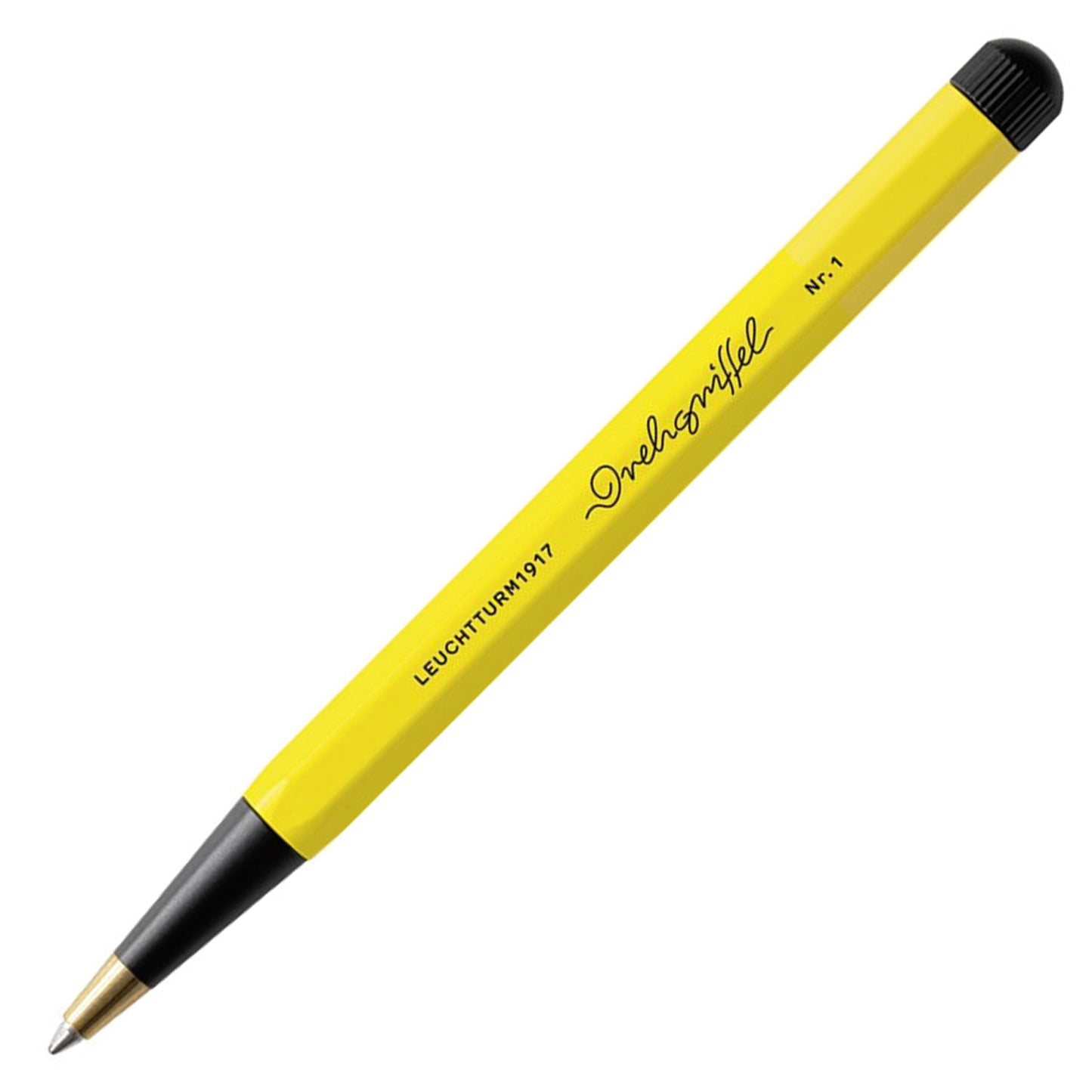 Leuchtturm1917 Drehgriffel Nr. 1 Bauhaus Lemon/Black Ballpoint Pen 366204