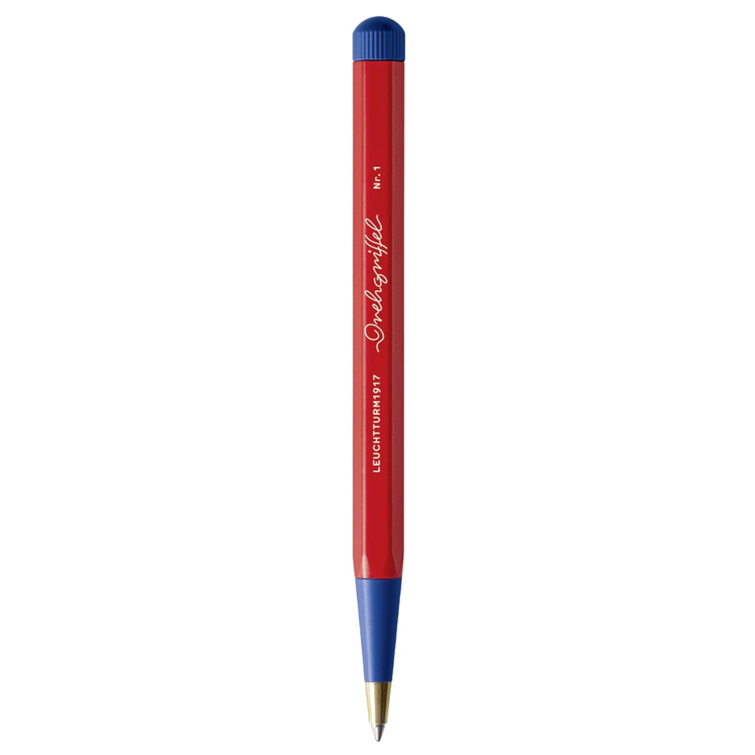Leuchtturm1917 Drehgriffel Nr. 1 Bauhaus Red/Royal Blue Ballpoint Pen 366205