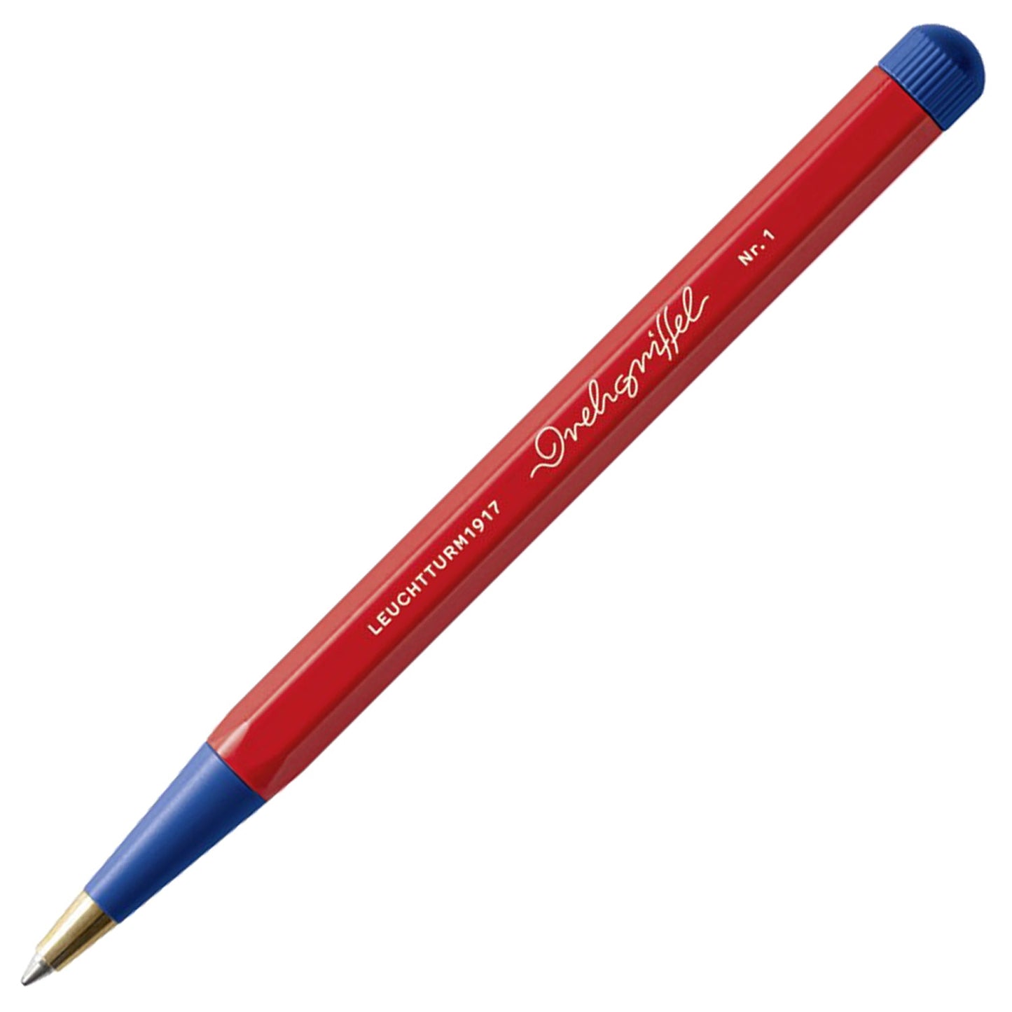 Leuchtturm1917 Drehgriffel Nr. 1 Bauhaus Red/Royal Blue Ballpoint Pen 366205