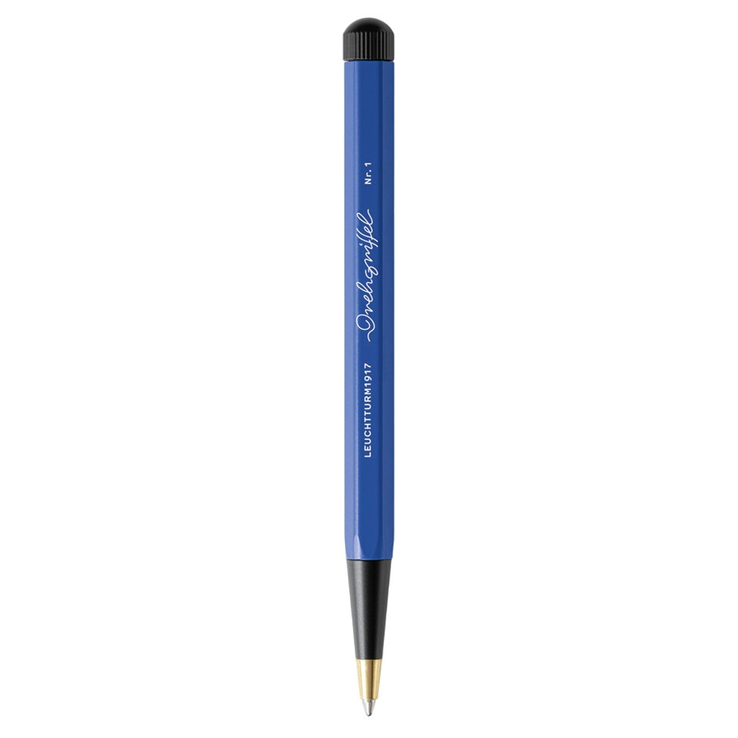 Leuchtturm1917 Drehgriffel Nr. 1 Bauhaus Royal Blue/Black Ballpoint Pen 366572