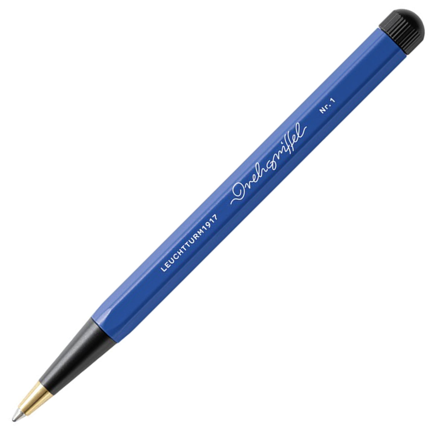 Leuchtturm1917 Drehgriffel Nr. 1 Bauhaus Royal Blue/Black Ballpoint Pen 366572