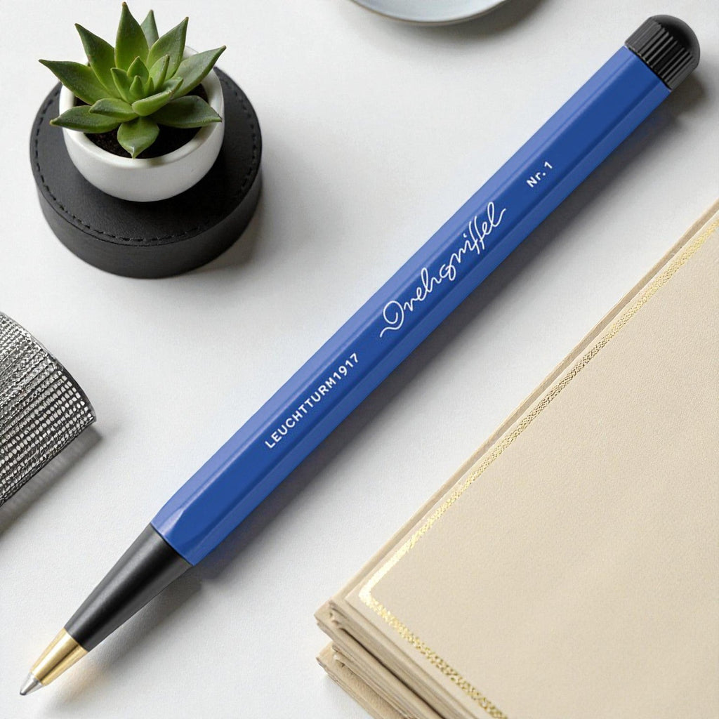 Leuchtturm1917 Drehgriffel Nr. 1 Bauhaus Royal Blue/Black Ballpoint Pen 366572