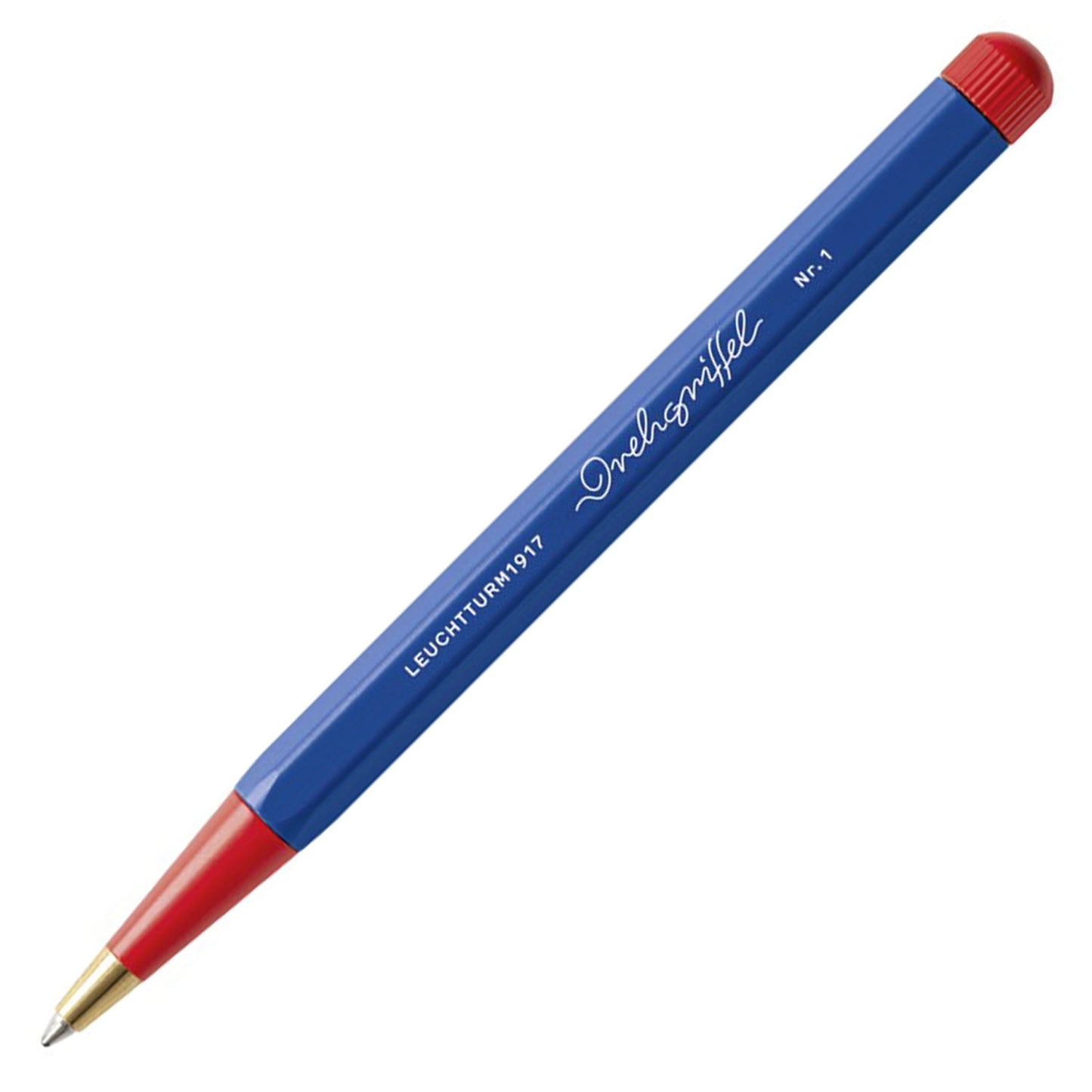 Leuchtturm1917 Drehgriffel Nr. 1 Bauhaus Royal Blue/Red Ballpoint Pen 366203