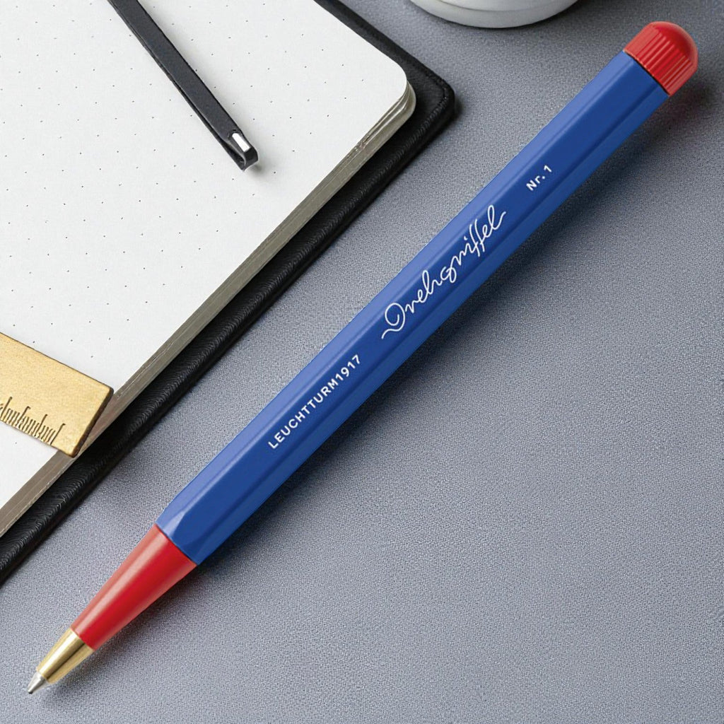 Leuchtturm1917 Drehgriffel Nr. 1 Bauhaus Royal Blue/Red Ballpoint Pen 366203
