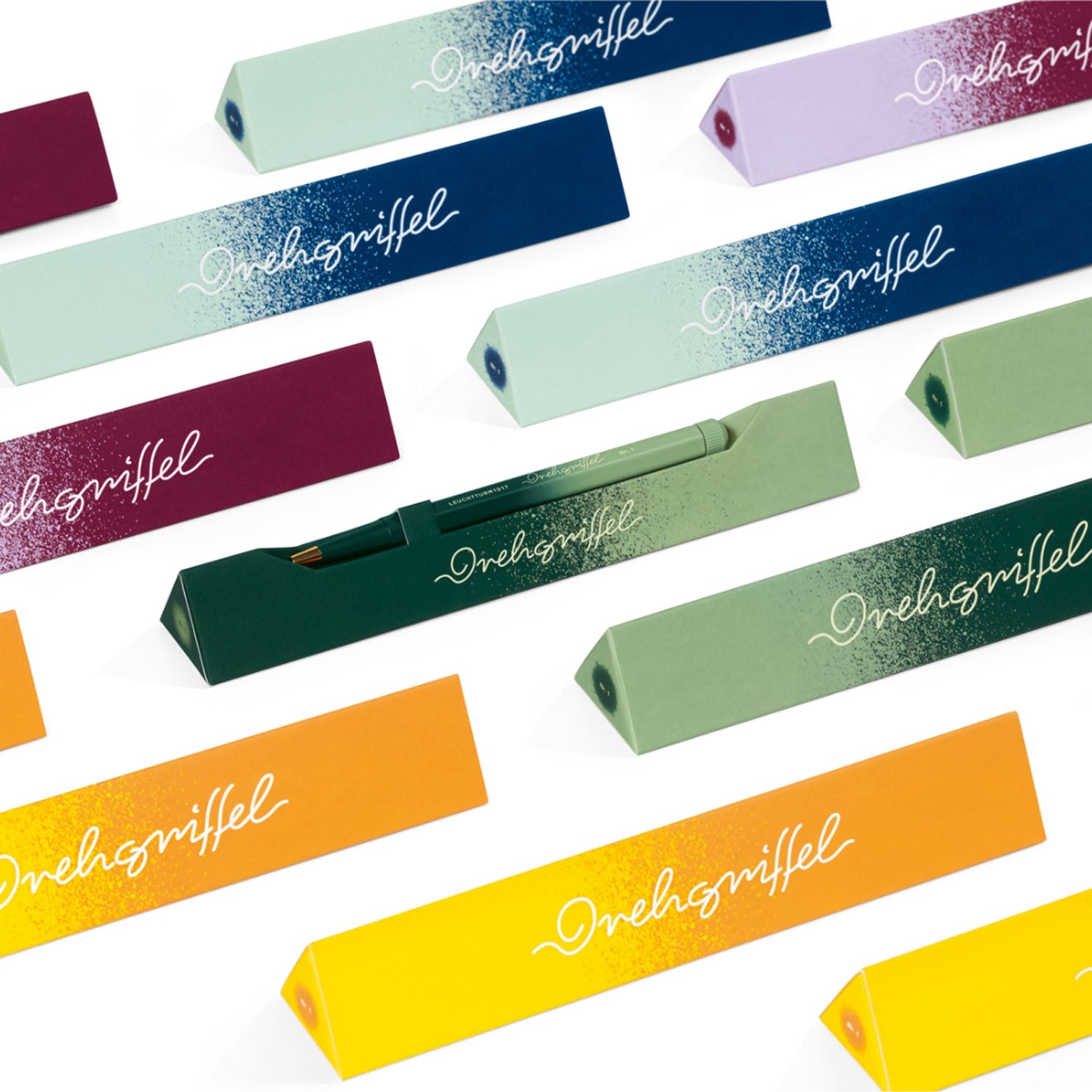 Leuchtturm1917 Drehgriffel Nr. 1 Gradient Port Red/Lilac Ballpoint Pen 372933 (Limited Edition)