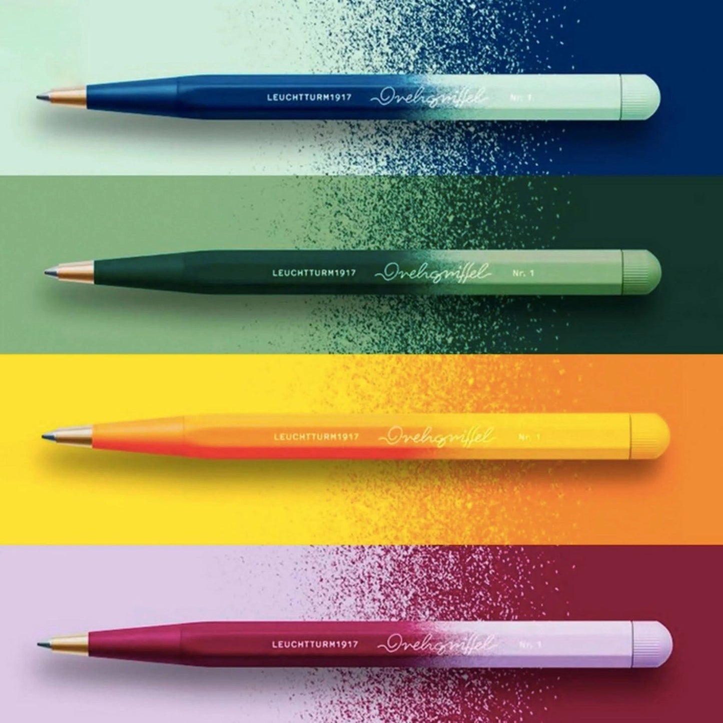 Leuchtturm1917 Drehgriffel Nr. 1 Gradient Port Red/Lilac Ballpoint Pen 372933 (Limited Edition)
