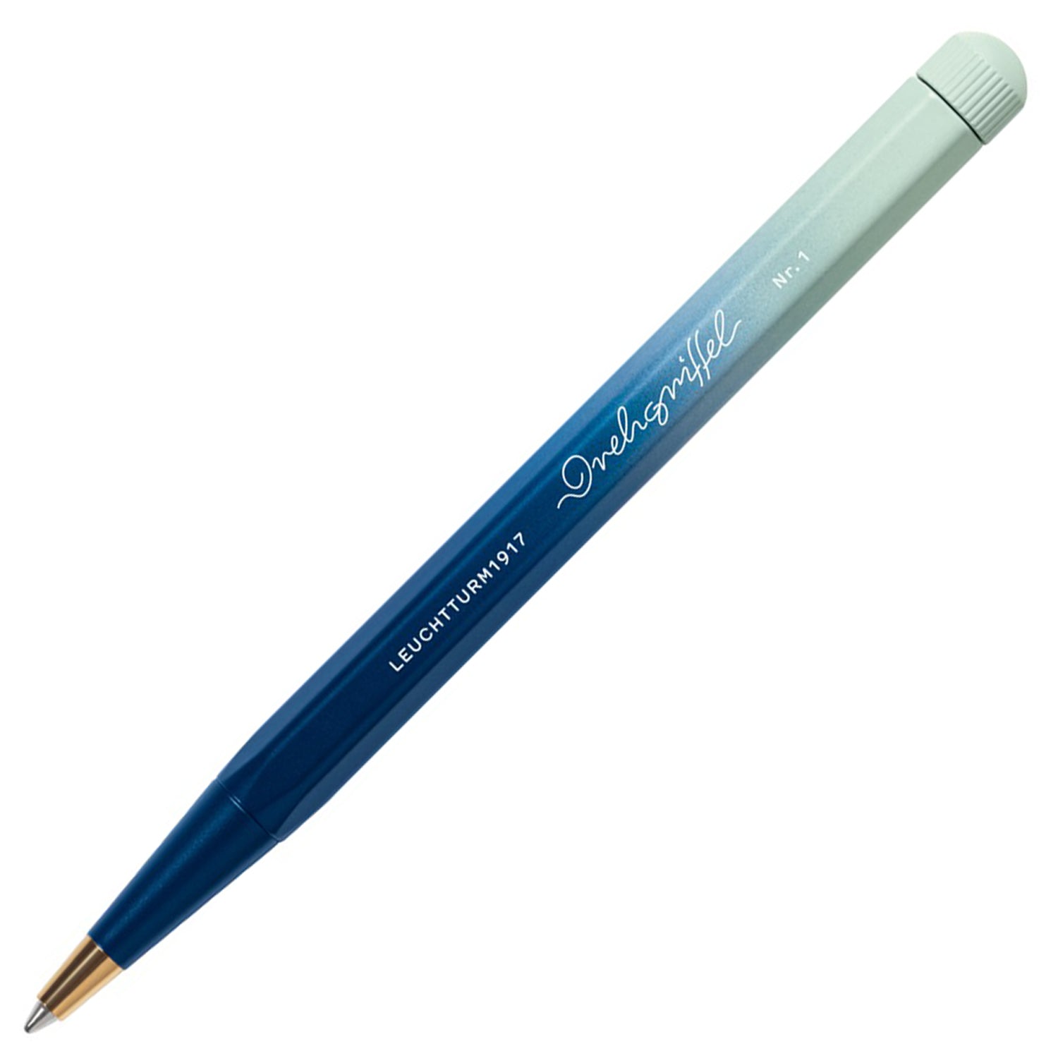 Leuchtturm1917 Drehgriffel Nr. 1 Gradient Navy/Mint Green Ballpoint Pen 372936 (Limited Edition)