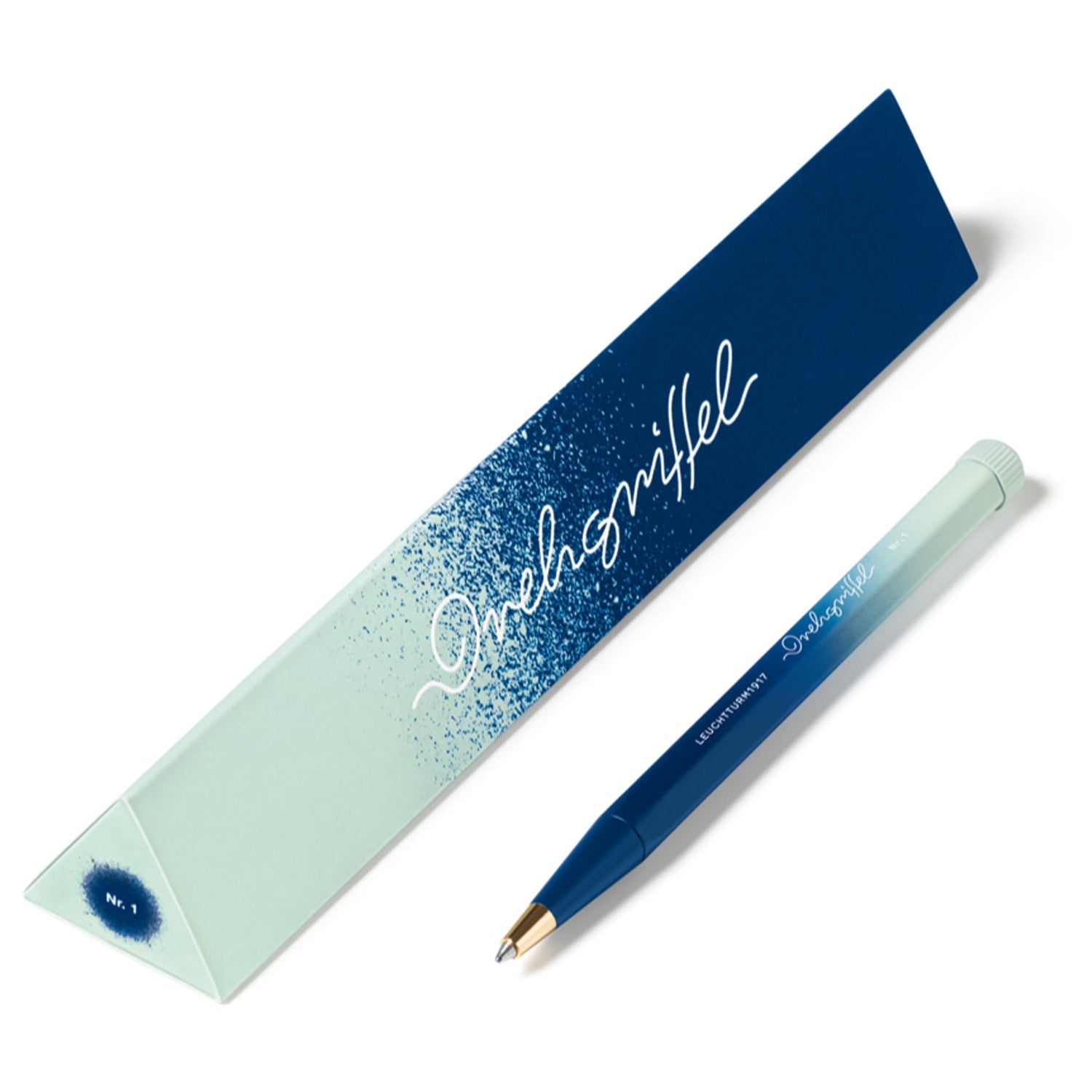 Leuchtturm1917 Drehgriffel Nr. 1 Gradient Navy/Mint Green Ballpoint Pen 372936 (Limited Edition)