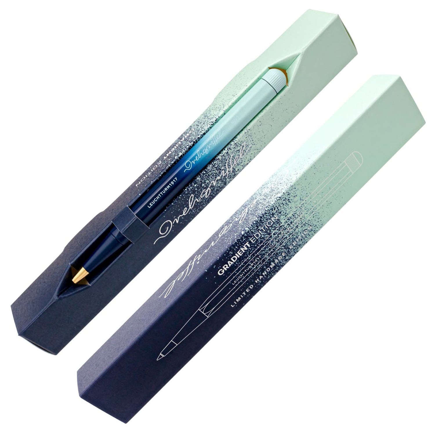 Leuchtturm1917 Drehgriffel Nr. 1 Gradient Navy/Mint Green Ballpoint Pen 372936 (Limited Edition)