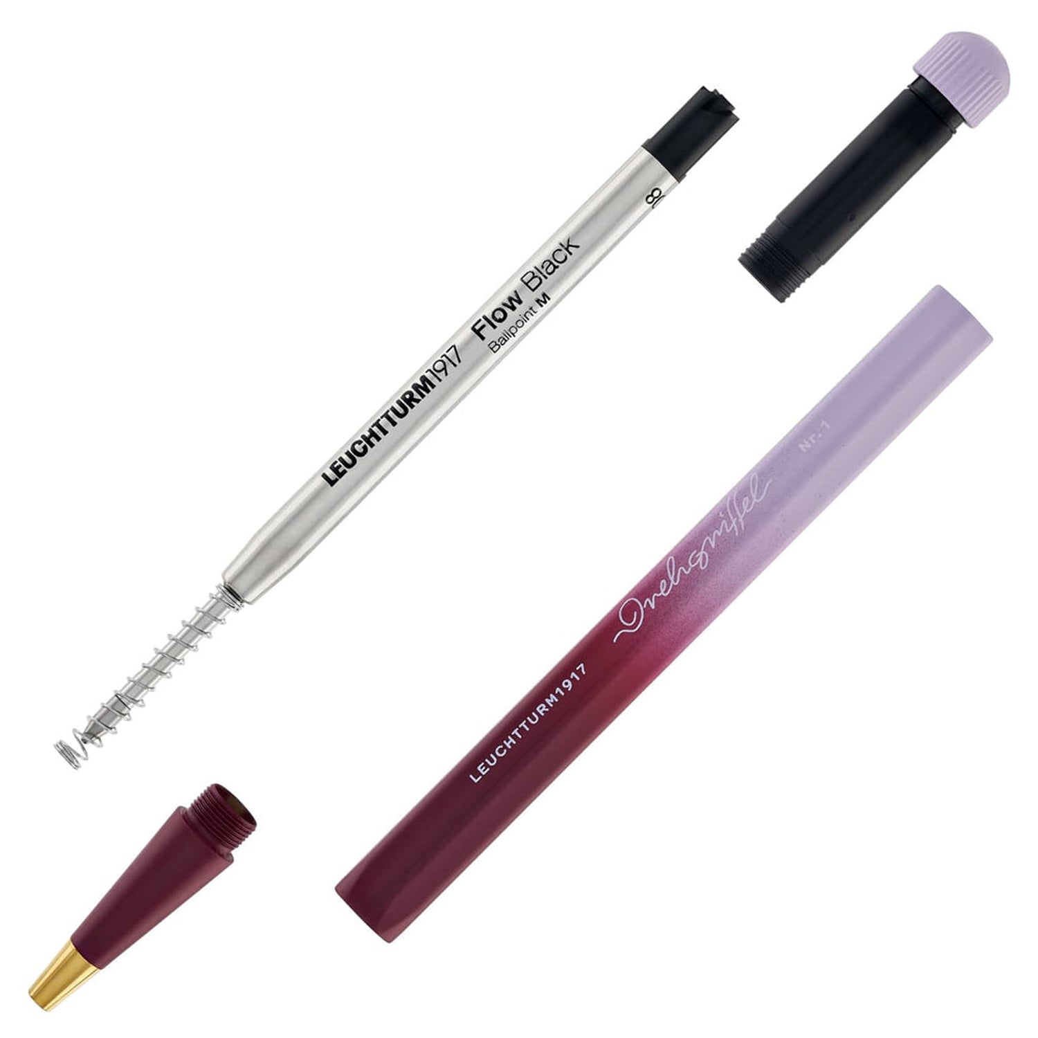 Leuchtturm1917 Drehgriffel Nr. 1 Gradient Port Red/Lilac Ballpoint Pen 372933 (Limited Edition)