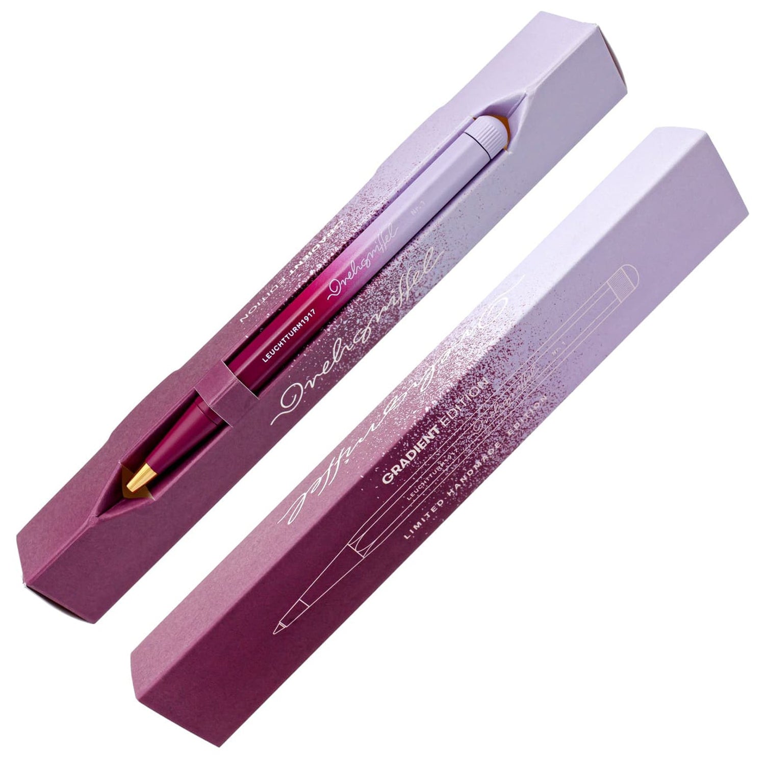 Leuchtturm1917 Drehgriffel Nr. 1 Gradient Port Red/Lilac Ballpoint Pen 372933 (Limited Edition)