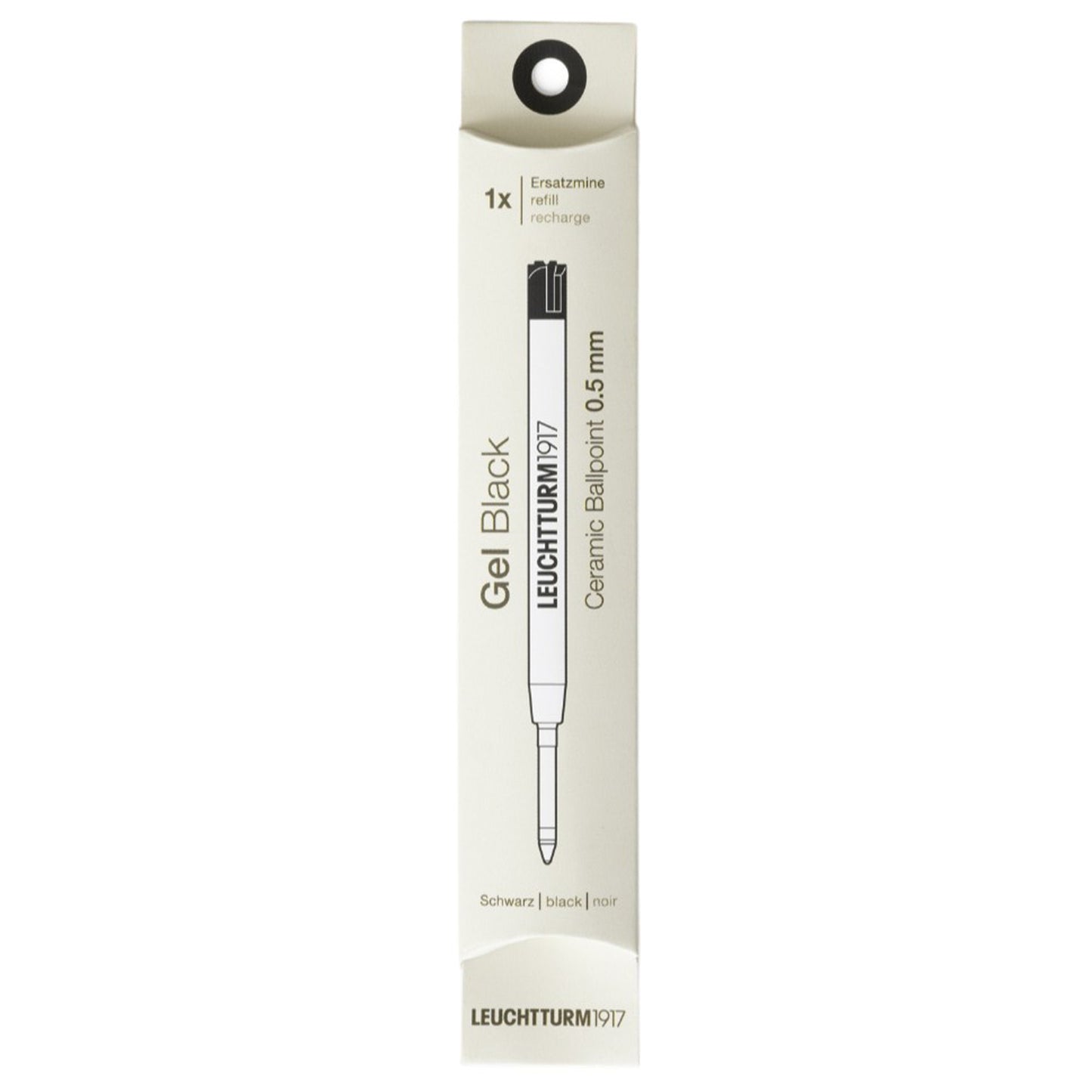Leuchtturm1917 Drehgriffel Nr. 1 Roller Ball Pen Refill Black