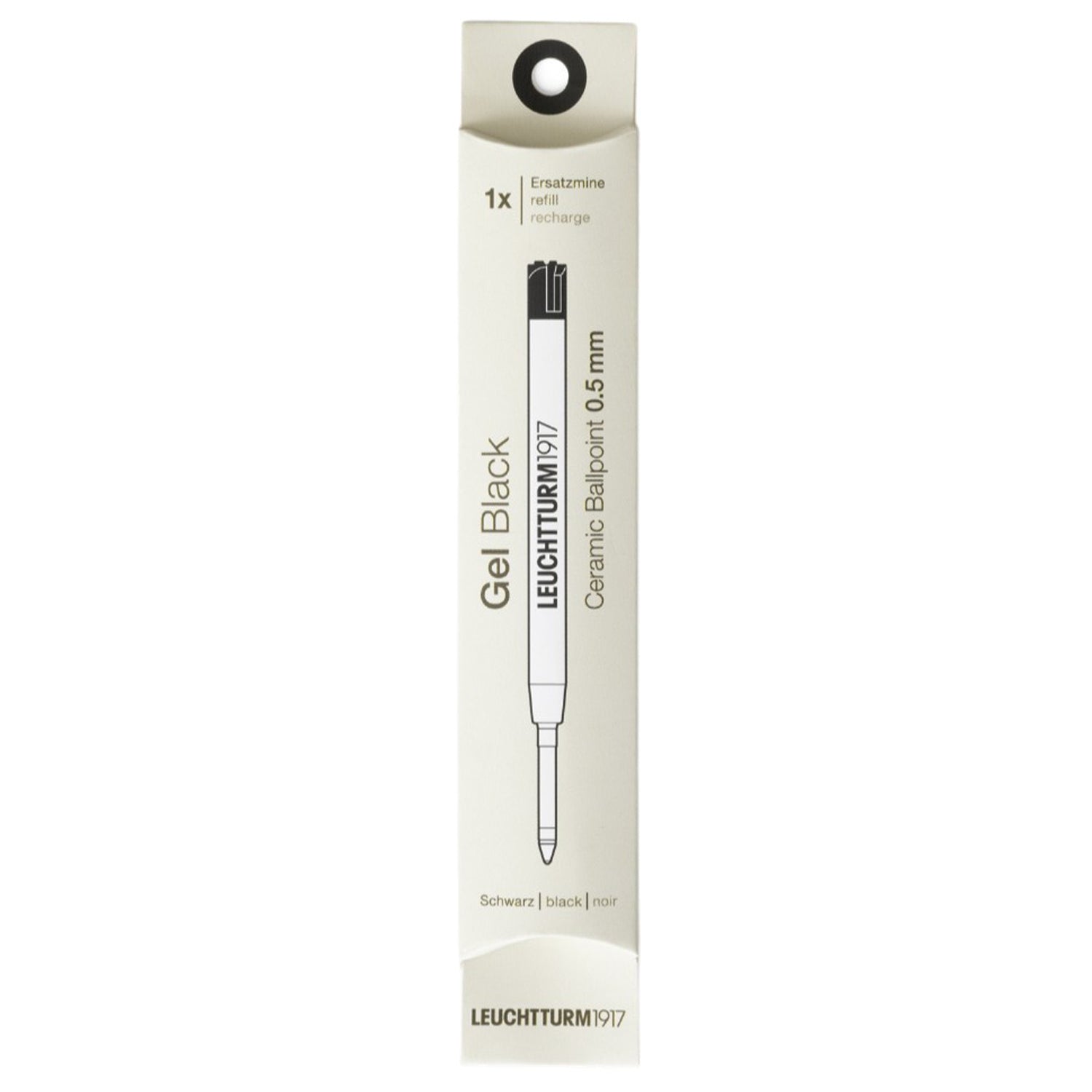 Leuchtturm1917 Drehgriffel Nr. 1 Roller Ball Pen Refill Black