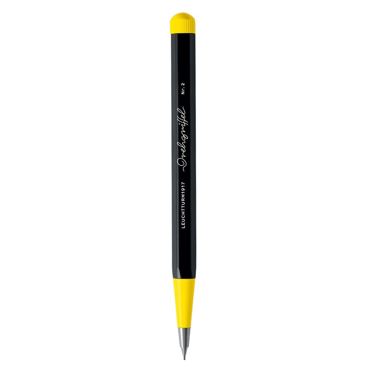 Leuchtturm1917 Drehgriffel Nr. 2 Bauhaus Black/Lemon Yellow Mechanical Pencil (0.7 MM) 371288 (Special Edition)