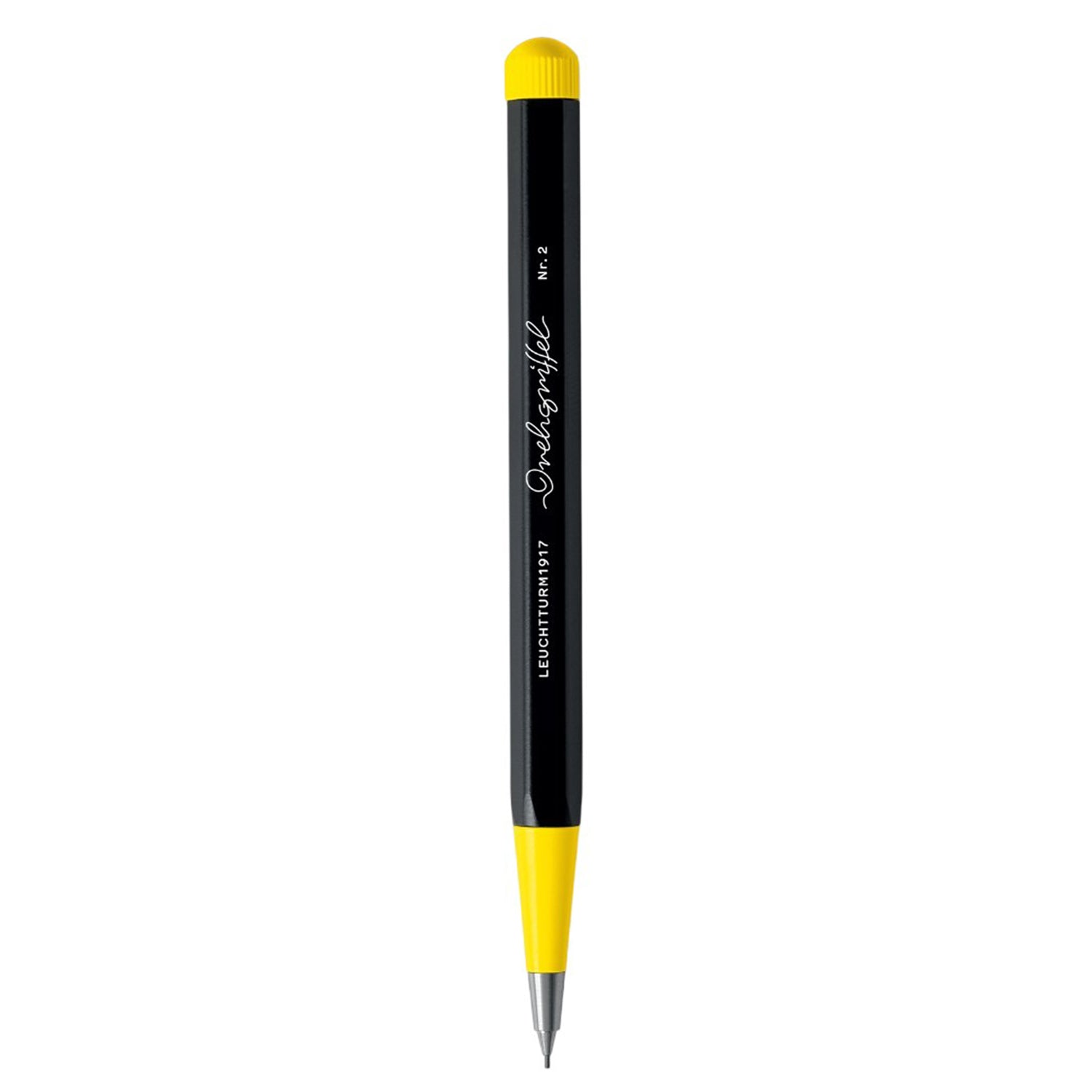 Leuchtturm1917 Drehgriffel Nr. 2 Bauhaus Black/Lemon Yellow Mechanical Pencil (0.7 MM) 371288 (Special Edition)
