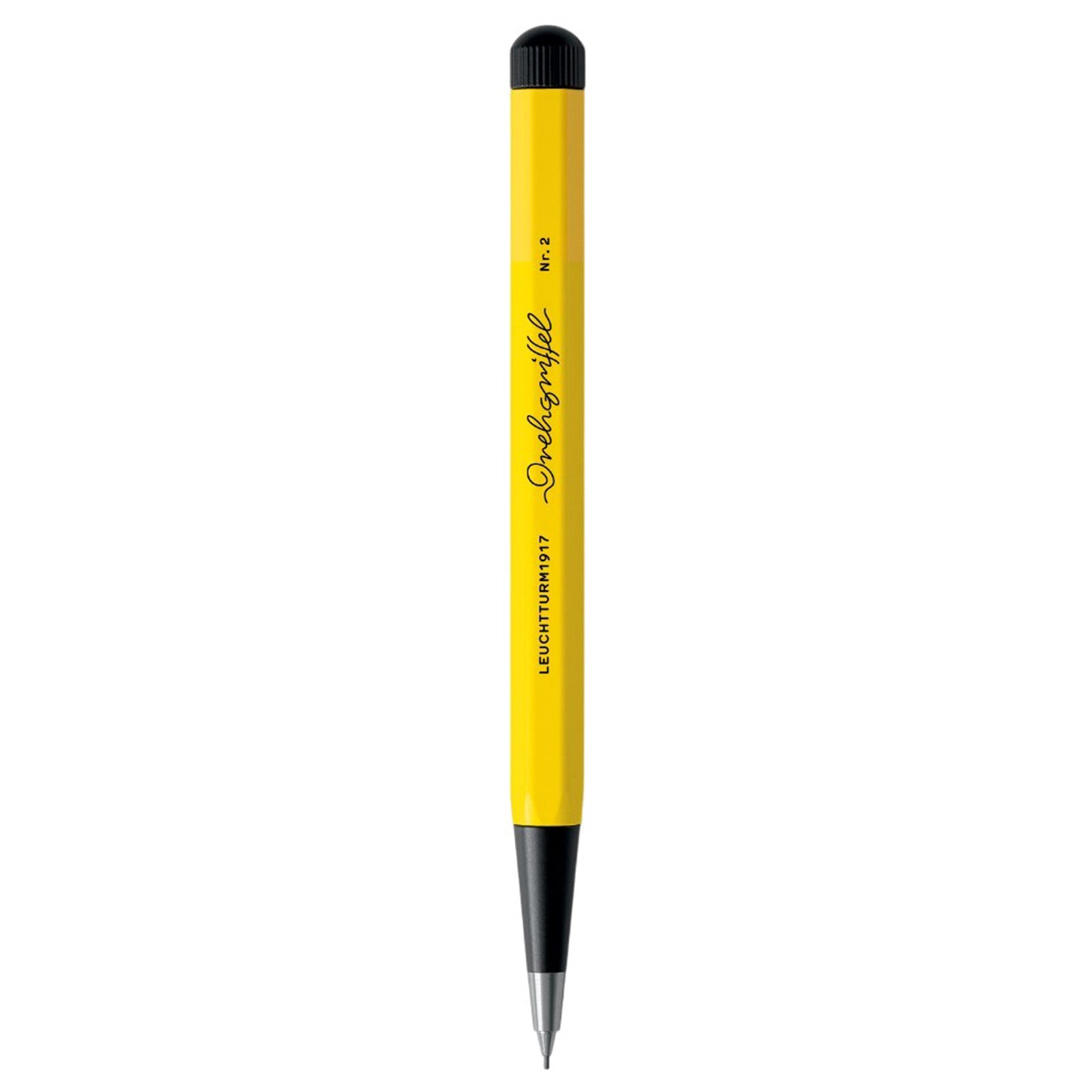Leuchtturm1917 Drehgriffel Nr. 2 Bauhaus Lemon Yellow/Black Mechanical Pencil (0.7 MM) 371286 (Special Edition)