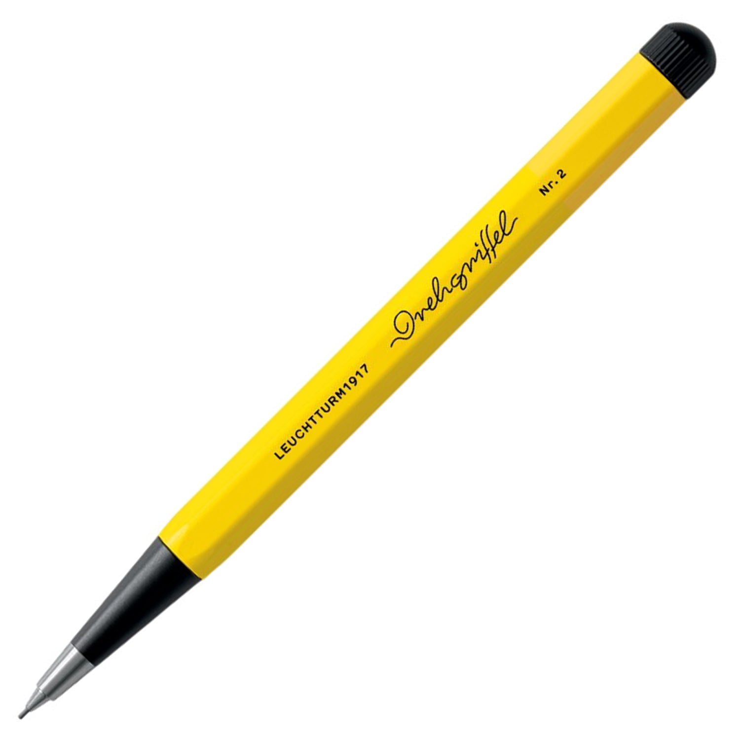 Leuchtturm1917 Drehgriffel Nr. 2 Bauhaus Lemon Yellow/Black Mechanical Pencil (0.7 MM) 371286 (Special Edition)