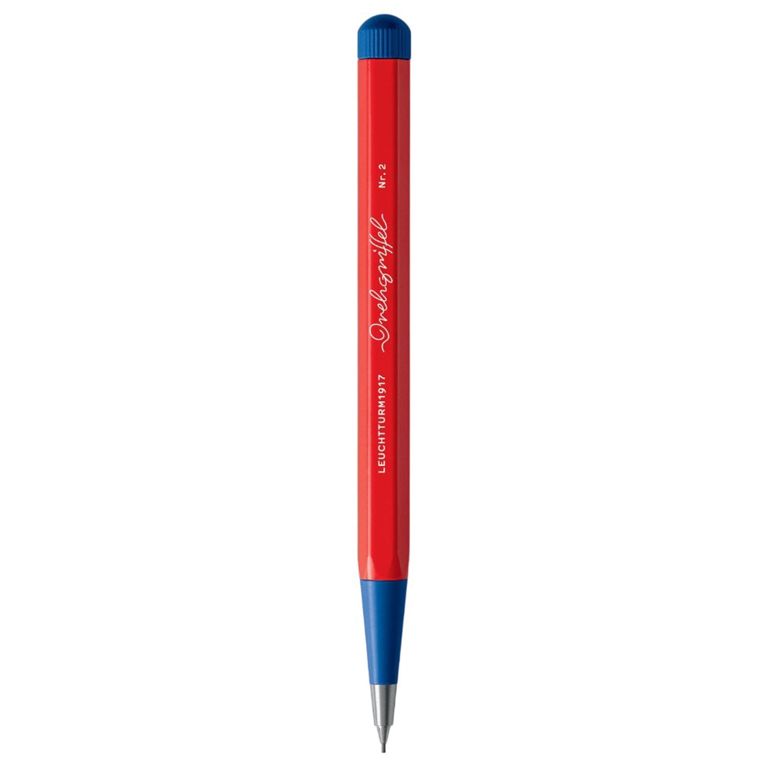 Leuchtturm1917 Drehgriffel Nr. 2 Bauhaus Red/Royal Blue Mechanical Pencil (0.7 MM) 371287 (Special Edition)