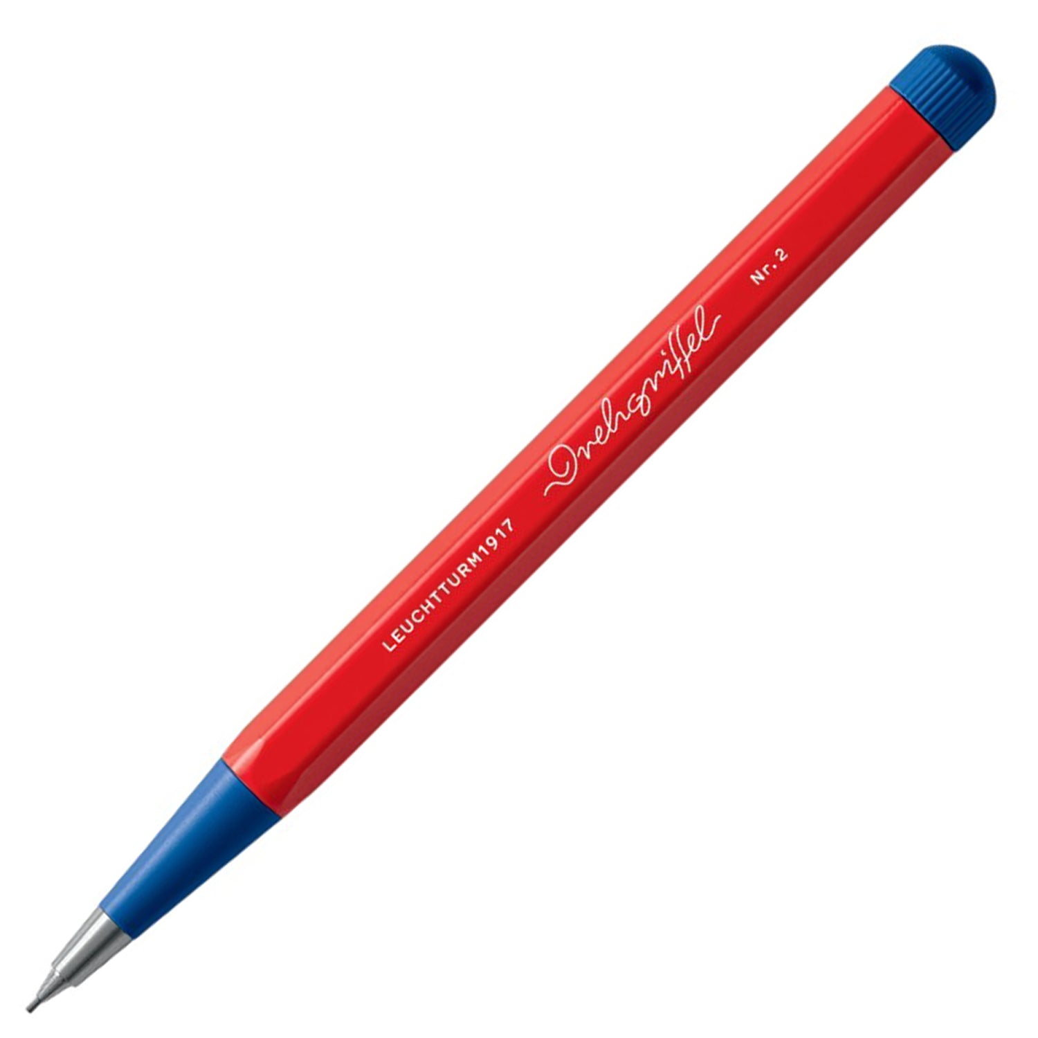 Leuchtturm1917 Drehgriffel Nr. 2 Bauhaus Red/Royal Blue Mechanical Pencil (0.7 MM) 371287 (Special Edition)