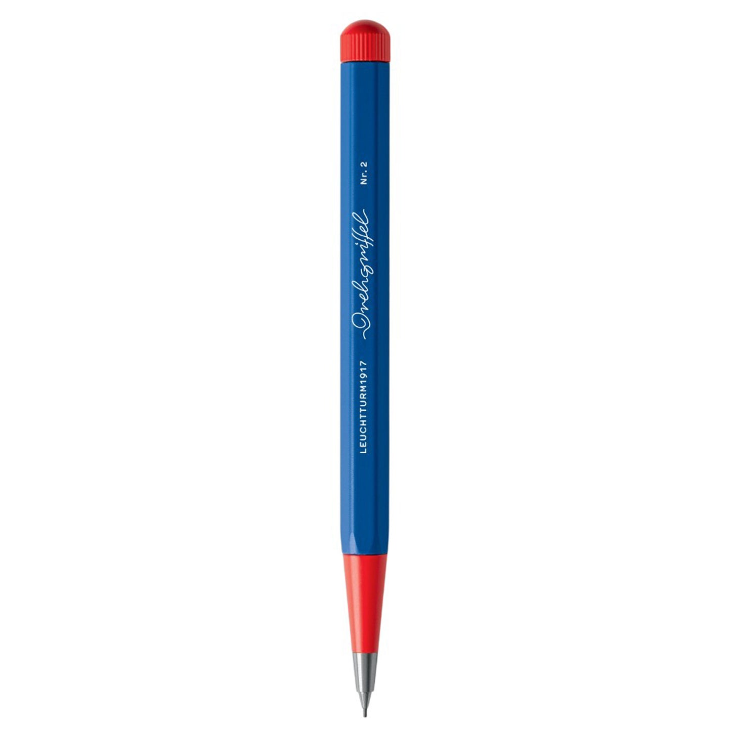 Leuchtturm1917 Drehgriffel Nr. 2 Bauhaus Royal Blue/Red Mechanical Pencil (0.7 MM) 371285 (Special Edition)