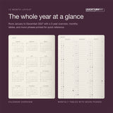 Leuchtturm1917 2027 Dusty Rose Hardcover Weekly Planner (A5 - Lined) 400214