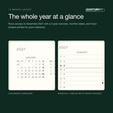 Leuchtturm1917 2027 Forest Green Hardcover Weekly Planner (90X190MM - Dotted) 400267