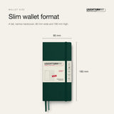 Leuchtturm1917 2027 Forest Green Hardcover Weekly Planner (90X190MM - Dotted) 400267