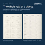 Leuchtturm1917 2027 Indigo Hardcover Daily Planner (A5 - Lined) 400330