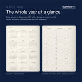 Leuchtturm1917 2027 Navy Hardcover Weekly Planner (A5 - Lined) 400223
