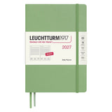 Leuchtturm1917 2027 Sage Hardcover Daily Planner (A5 - Lined) 400328