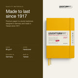 Leuchtturm1917 2027 Sunflower Hardcover Daily Planner (A5 - Lined) 400327