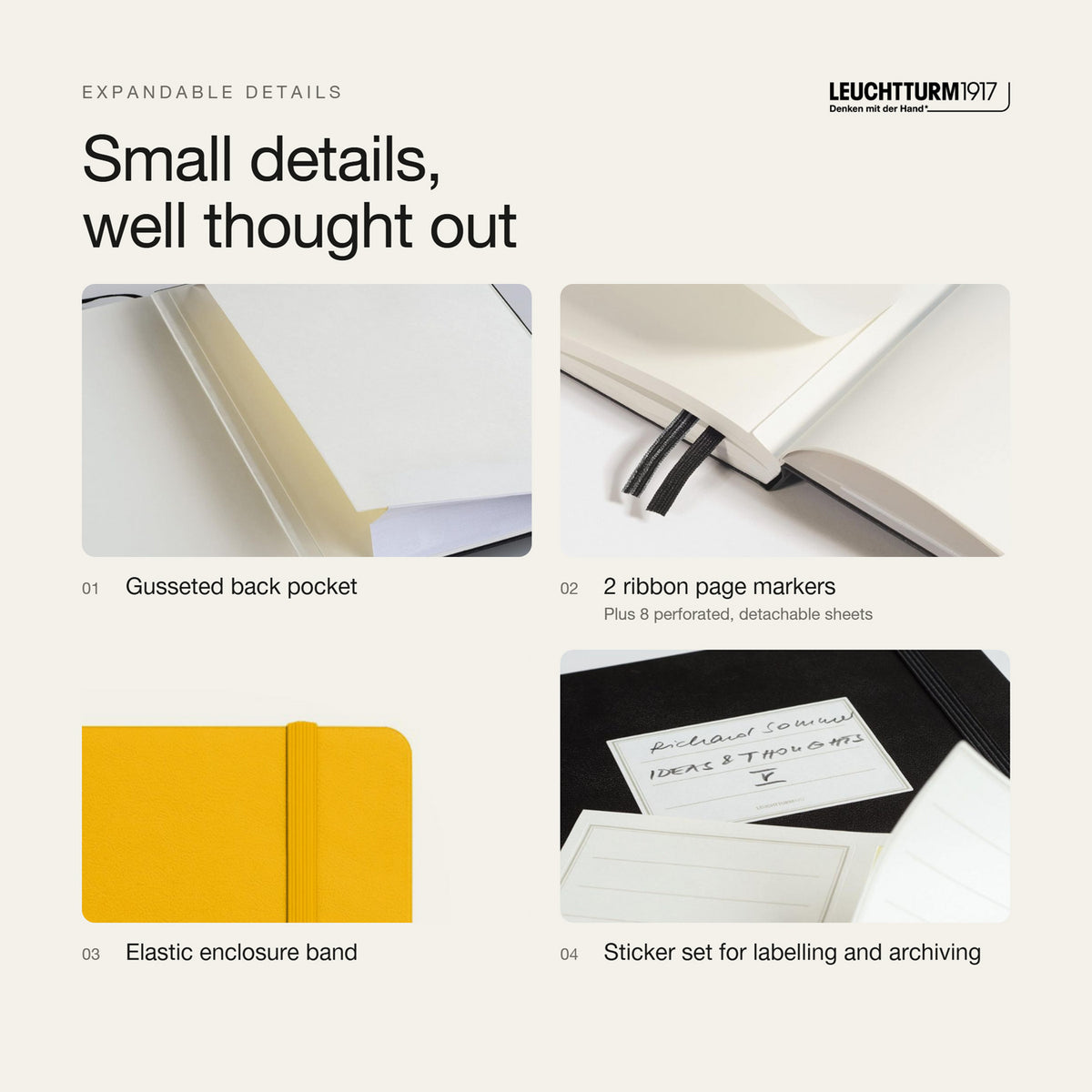 Leuchtturm1917 2027 Sunflower Hardcover Daily Planner (A5 - Lined) 400327
