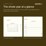 Leuchtturm1917 2027 Sunflower Hardcover Weekly Planner (90X190MM - Dotted) 400266