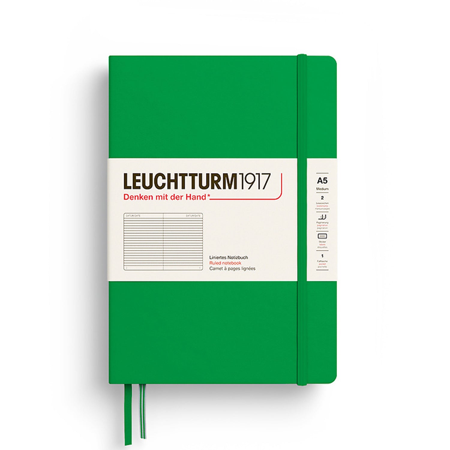 Leuchtturm1917 Spring Leaf Hardcover Notebook (A5 - Lined) 372194