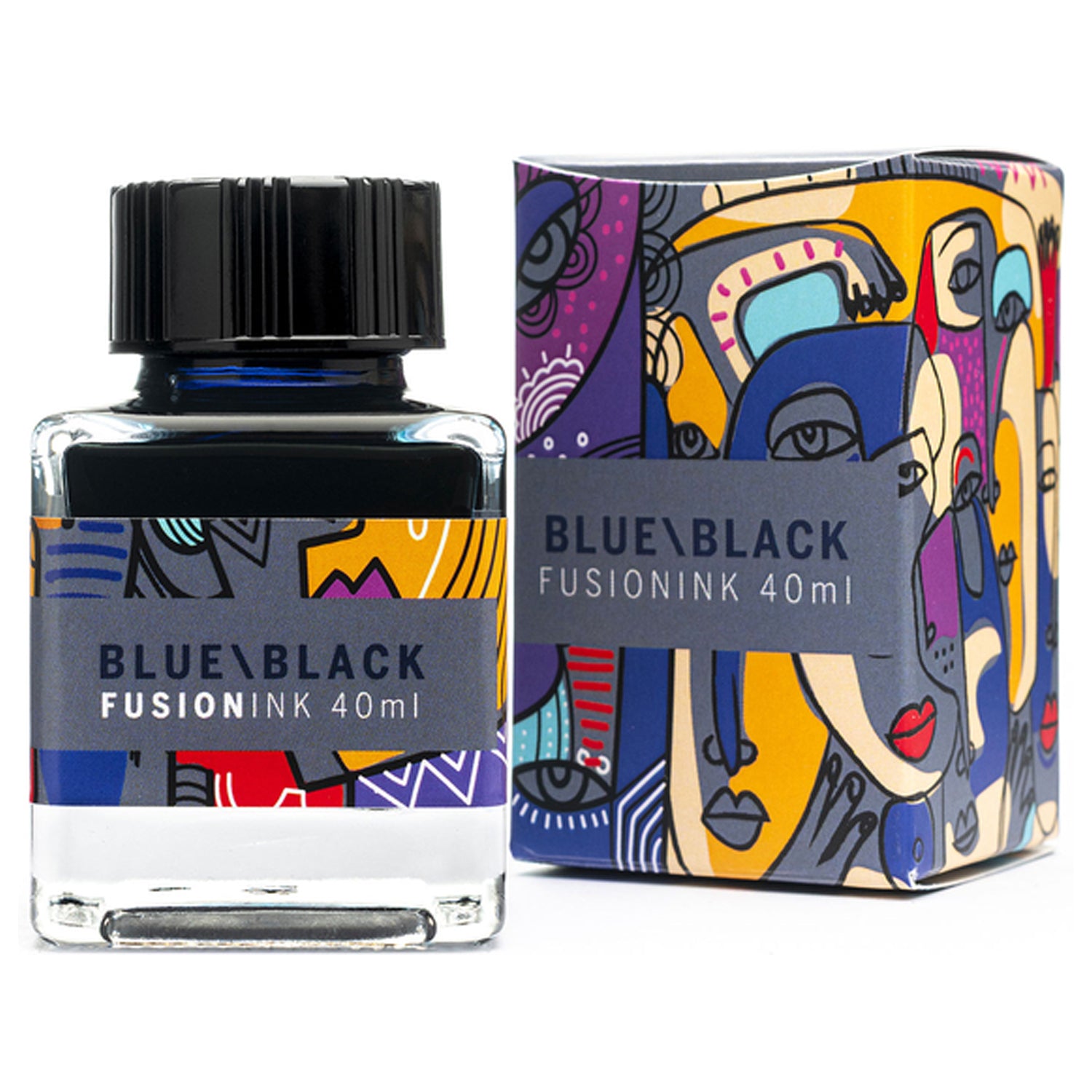 Leonardo Ink Bottle (Blue/Black - 40 ML) 3004