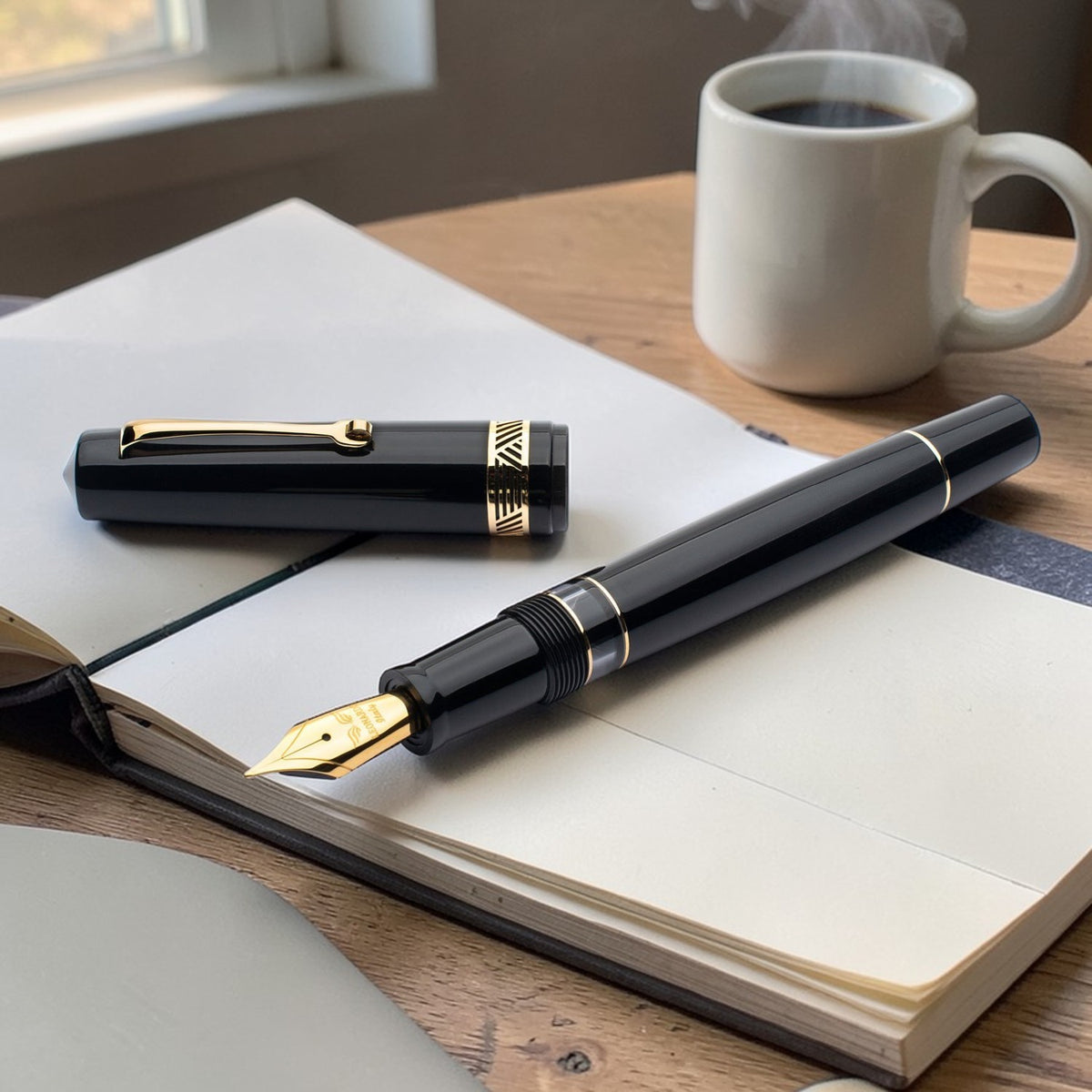 Leonardo Momento Magico Glossy Black GT Fountain Pen